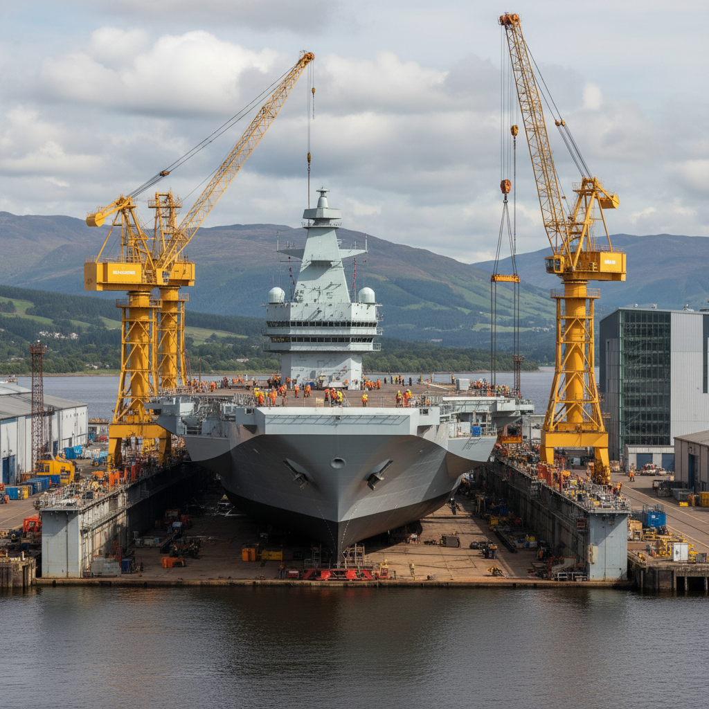 Sunak announces £1.5bn BAE Systems deal for three more Type 26 frigates on Clyde