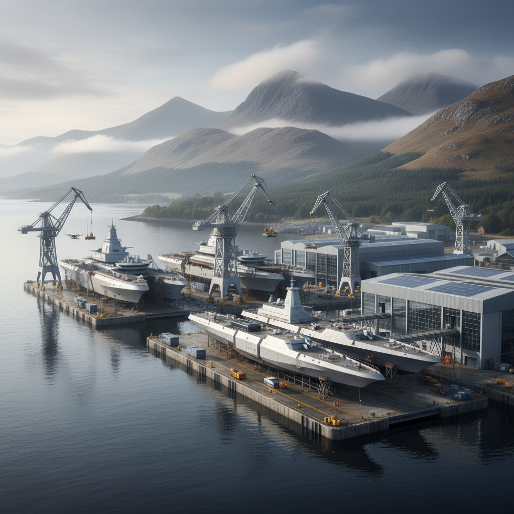 Royal Navy drone warship programme positions Scotland as autonomous fleet hub