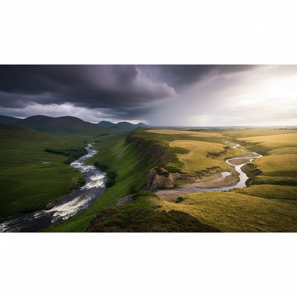 Scotland's wet relief as England faces new water restrictions amid climate divide
